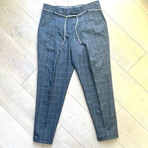 Eleventy Wool Pleated Trousers